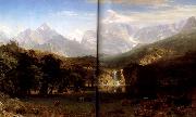 Les Montagnes Rocheuses,Lander's Peak Albert Bierstadt